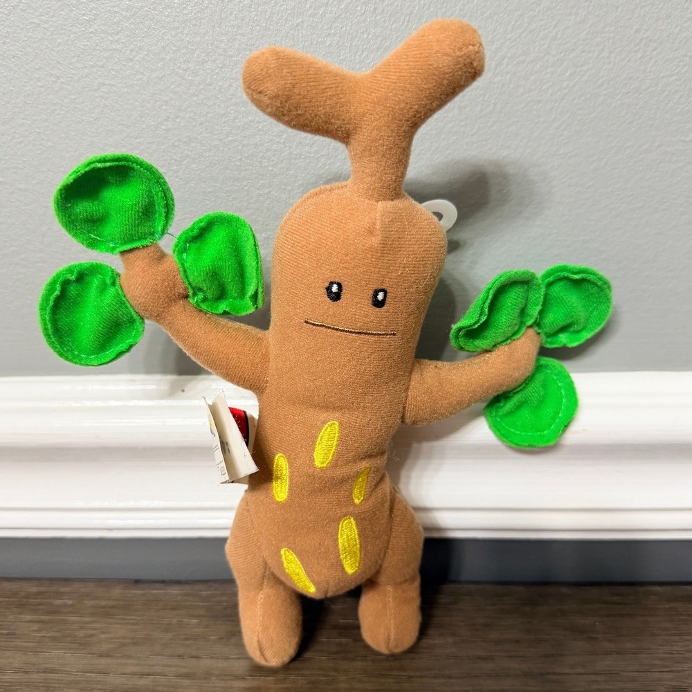 Pokemon Sudowoodo Plush 2007 Jakks Pacific Nintendo Stuffed Animal Toy
